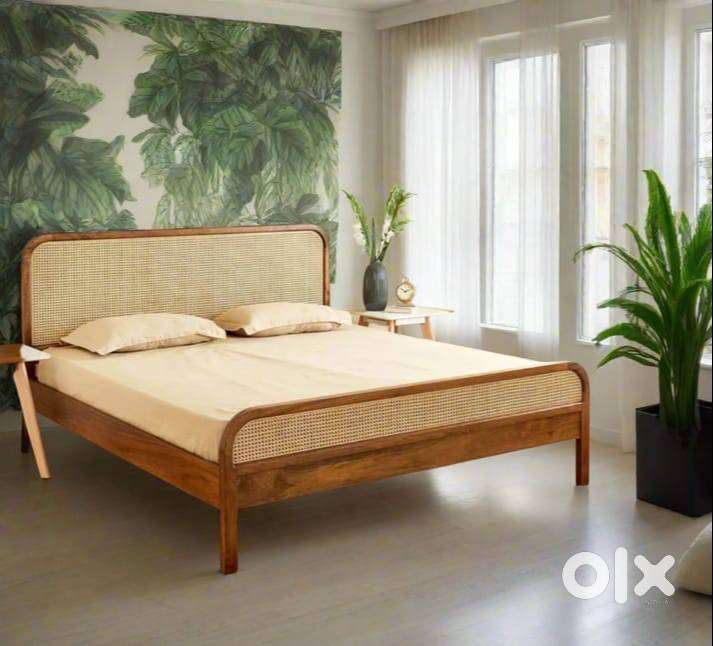 Rattan Beds  Solid Wooden Frame  King/Queen Size  OLX Deal