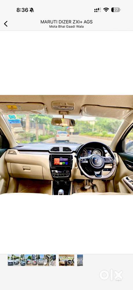 Maruti Suzuki Swift Dzire Amt Zxi Plus, 2021, Petrol