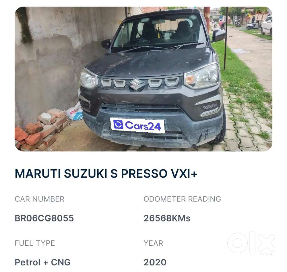 Top Model Maruti Suzuki S-presso 2020 Petrol 26500 Km Driven With Cng