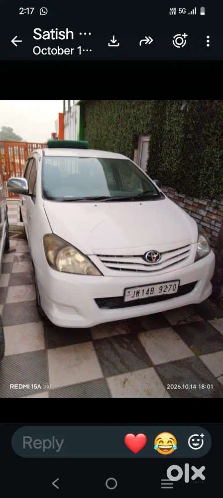 Toyota Innova 2011 Diesel Manual