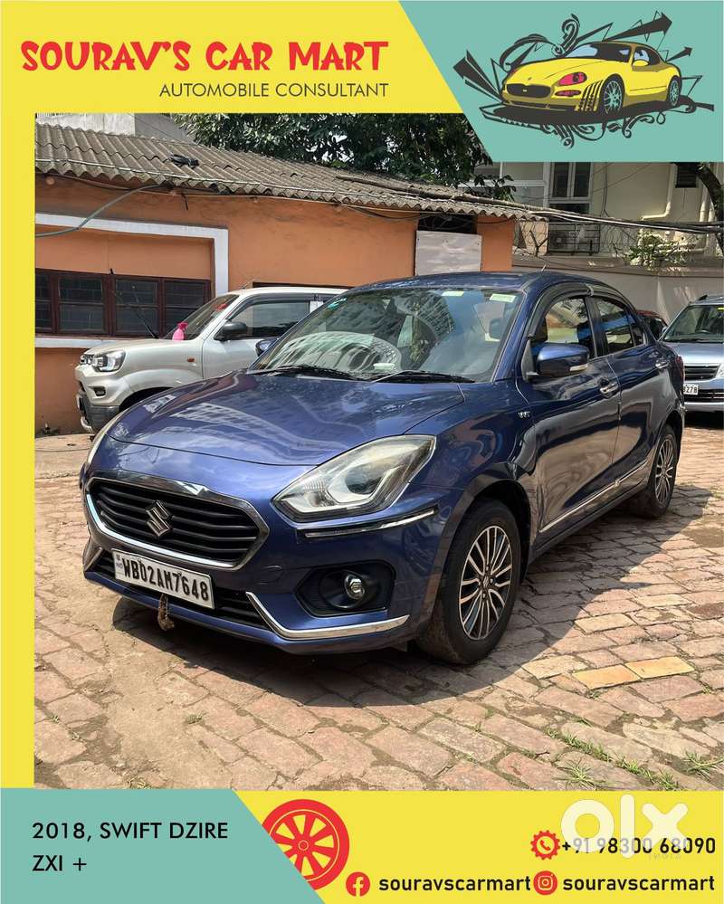 Maruti Suzuki Swift Dzire Zxi + Mt, 2018, Petrol