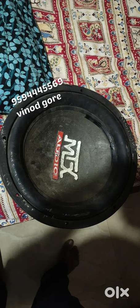 MTX brand 2 powerful speaker...