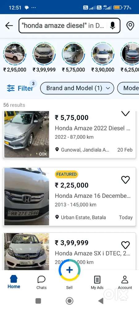 Honda Amaze 16 December 2013 Diesel 150000 Km Driven