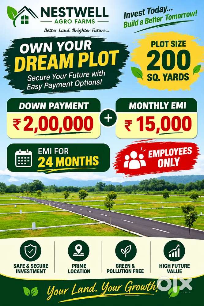 Nest well Group Open Plots available