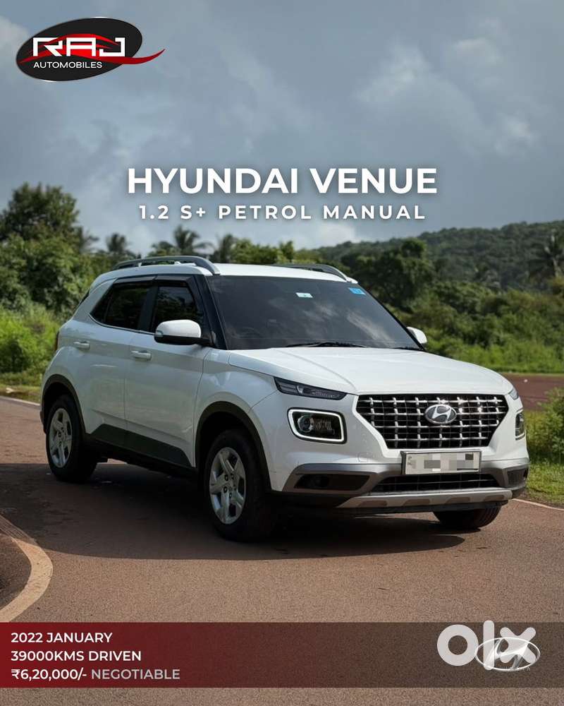 Hyundai Venue 1.2 S Plus, 2022, Petrol
