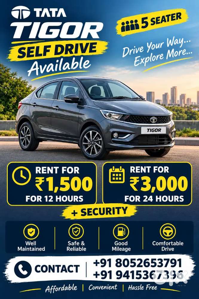 Self Drive Car Available For Daily Rent