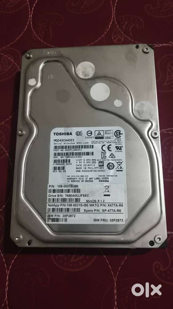 Toshiba 4TB hard drive