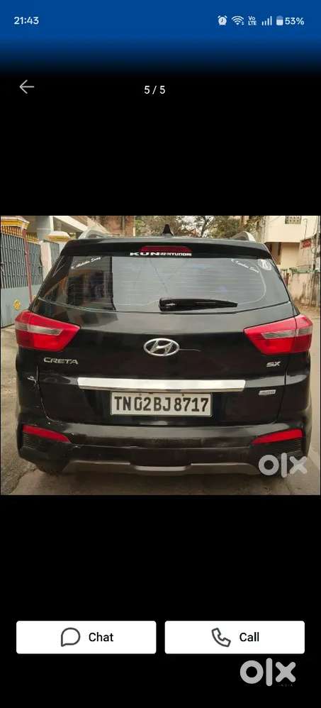 Creta 2017 Automatic - Less Km Driven With Excellent Condition