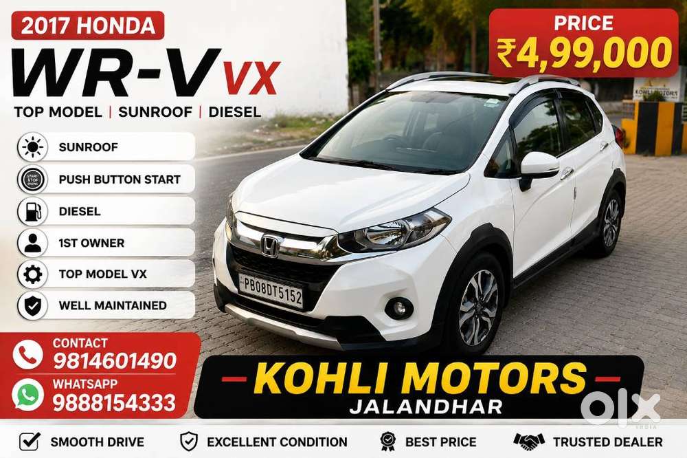 Honda Wr-v 1.5 Vx I-dtec, 2017, Diesel