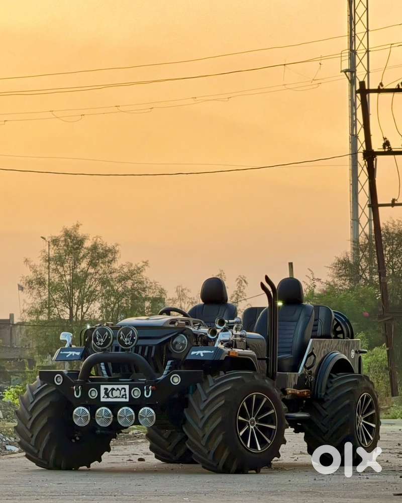 Fully Modified Monster Tyre Jeep