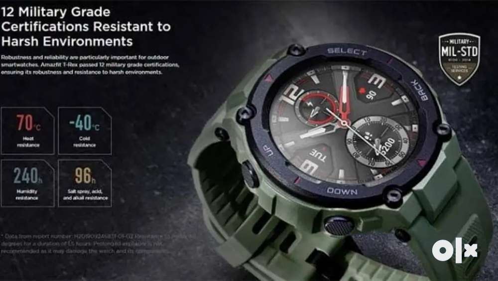 Military grade certification discount amazfit t rex