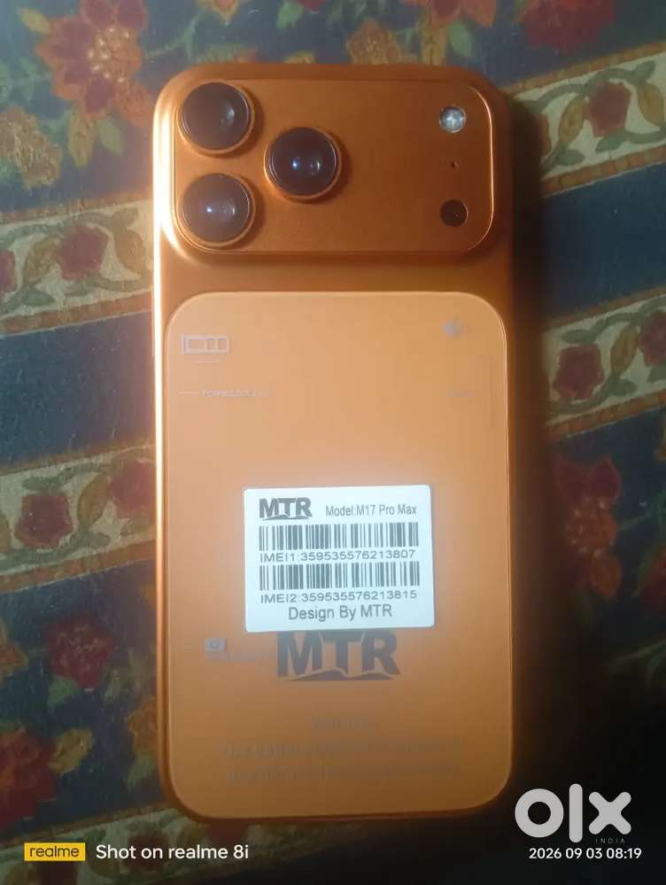 MTR I phone 17 pro max