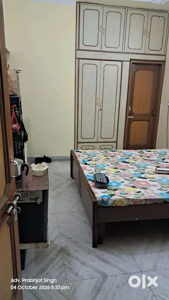 1 fully furnished room with attached bathroom, AC, Geyser,Fridge