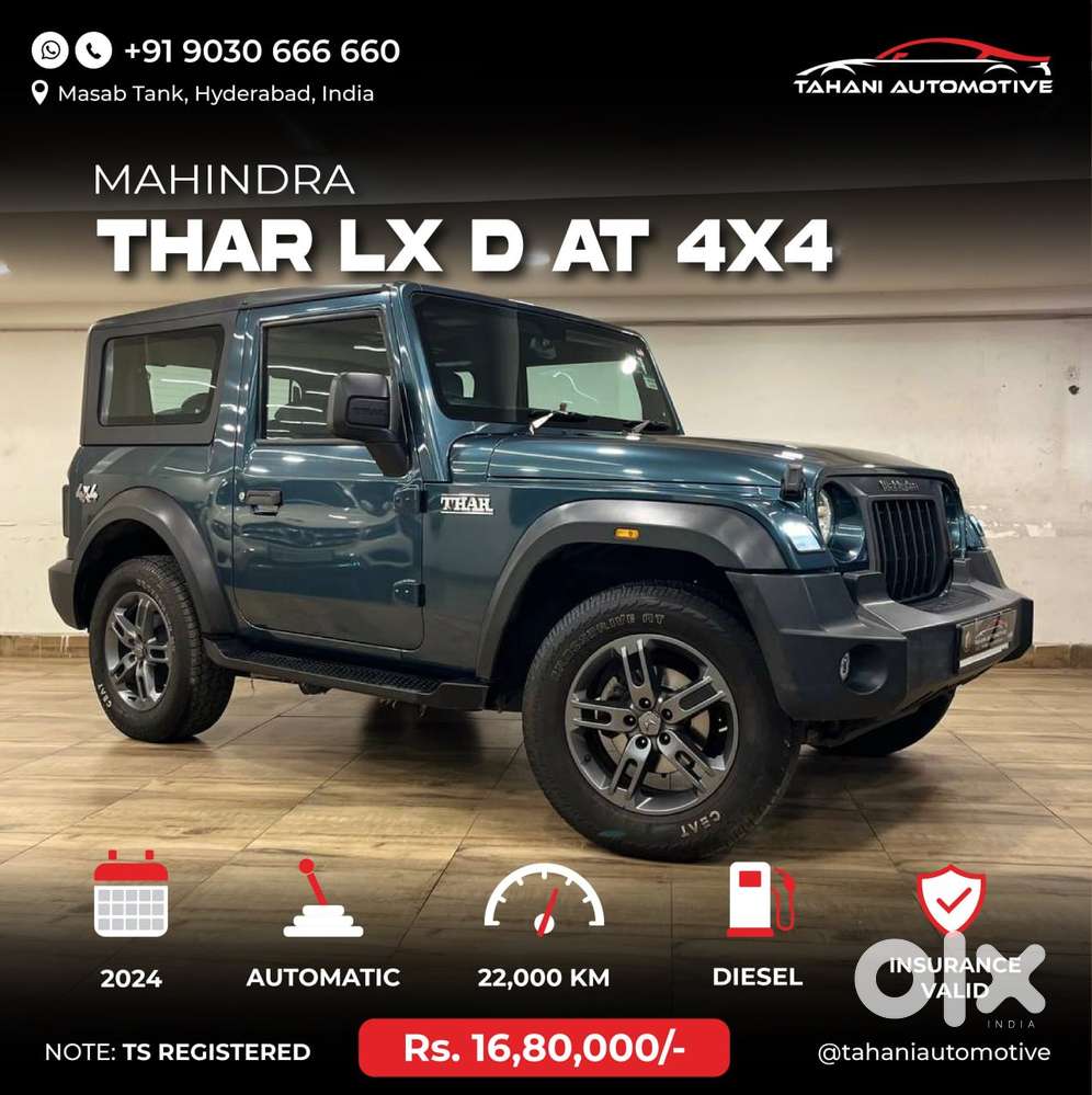 Mahindra Thar 1.5 Lx Hard Top Diesel At 4 Rwd, 2024, Diesel
