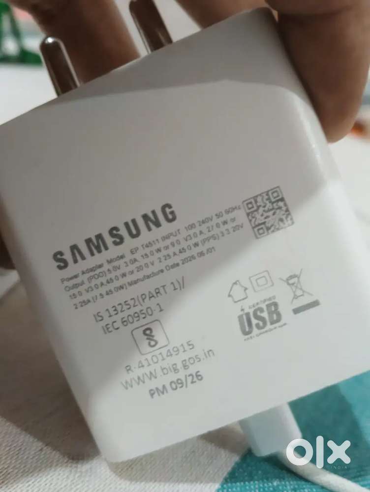 Samsung original (45) w and supervooc (80)w ka hh