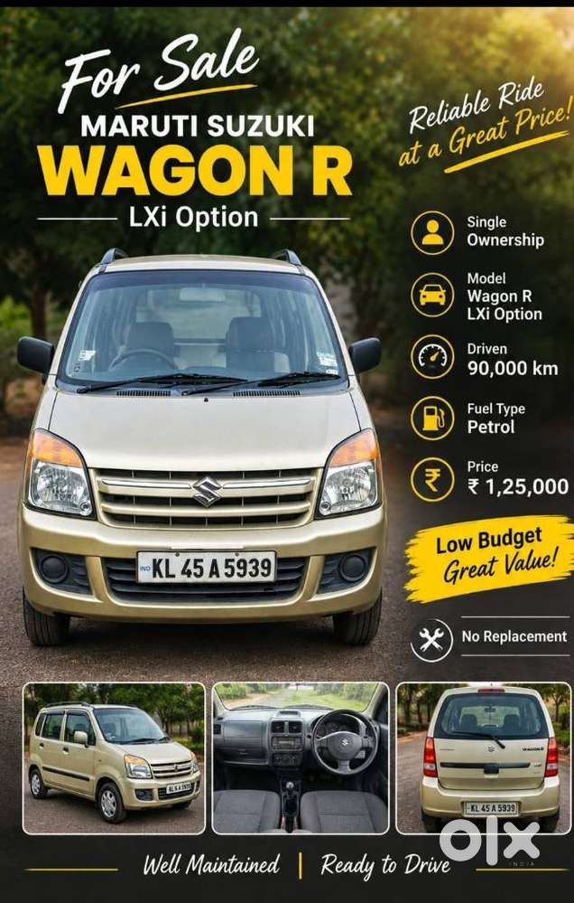 Maruti Suzuki Wagon R 1.0 Lxi, 2007, Petrol