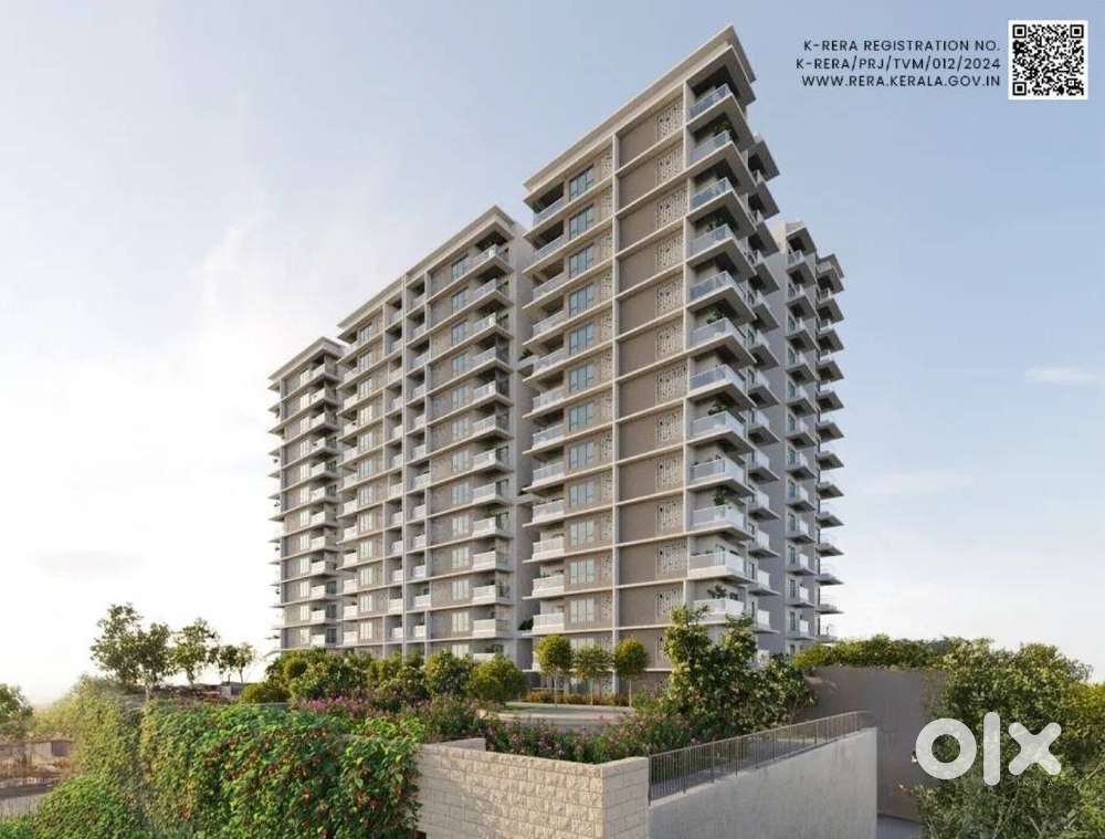 Luxurious flat for sale in Aakkulam, Thiruvananthapuram