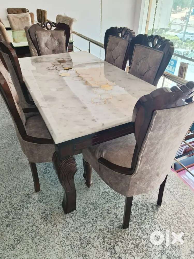 ₹79,999 Marble Top Dining Table at reasonable price Offer price ₹49999