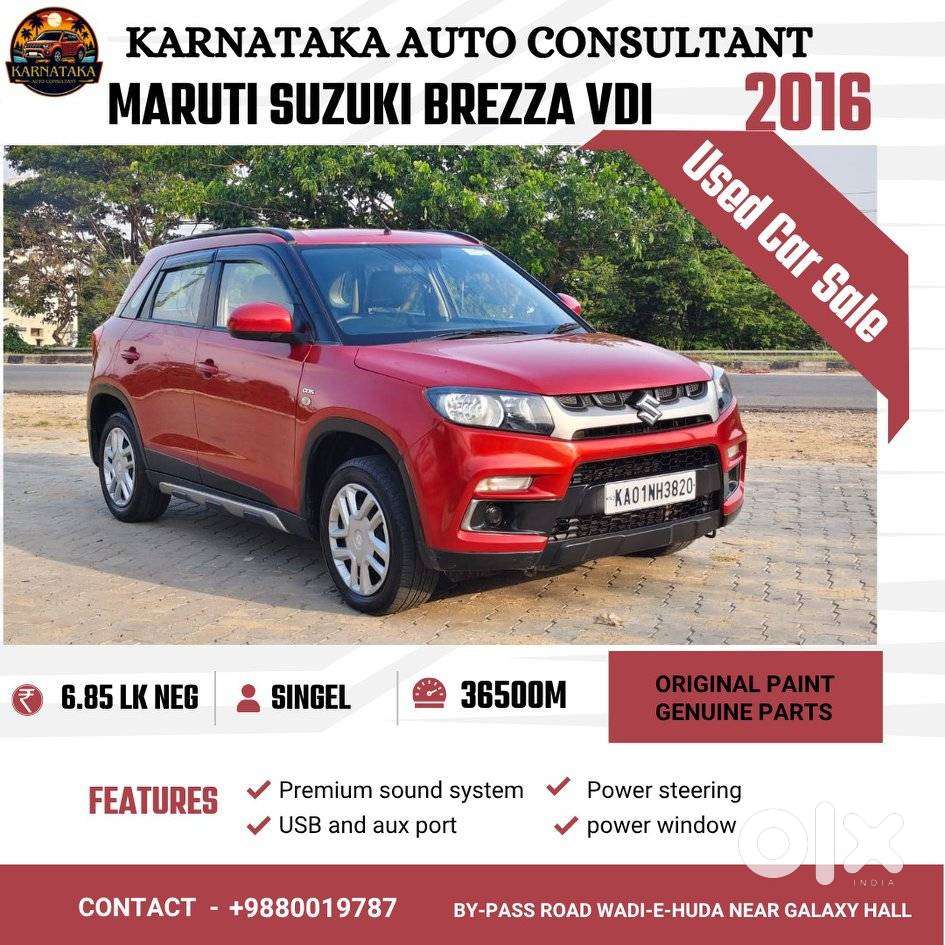 Maruti Suzuki Brezza Zdi Plus, 2016, Diesel