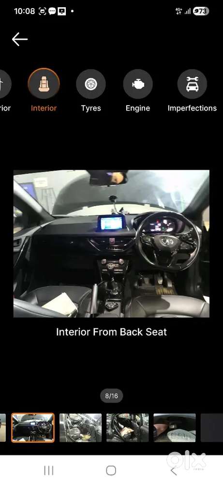 Single Owner Tata Nexon Xz+ (o) Dark Edition  Petrol  77k Km