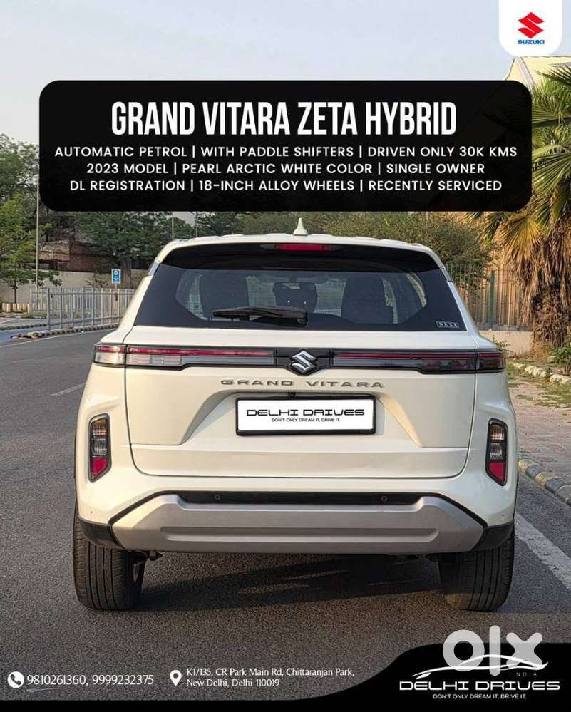 Maruti Suzuki Grand Vitara 1.5 Zeta Smart Hybrid At, 2023, Petrol