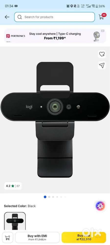 Logi cam 4k streaming