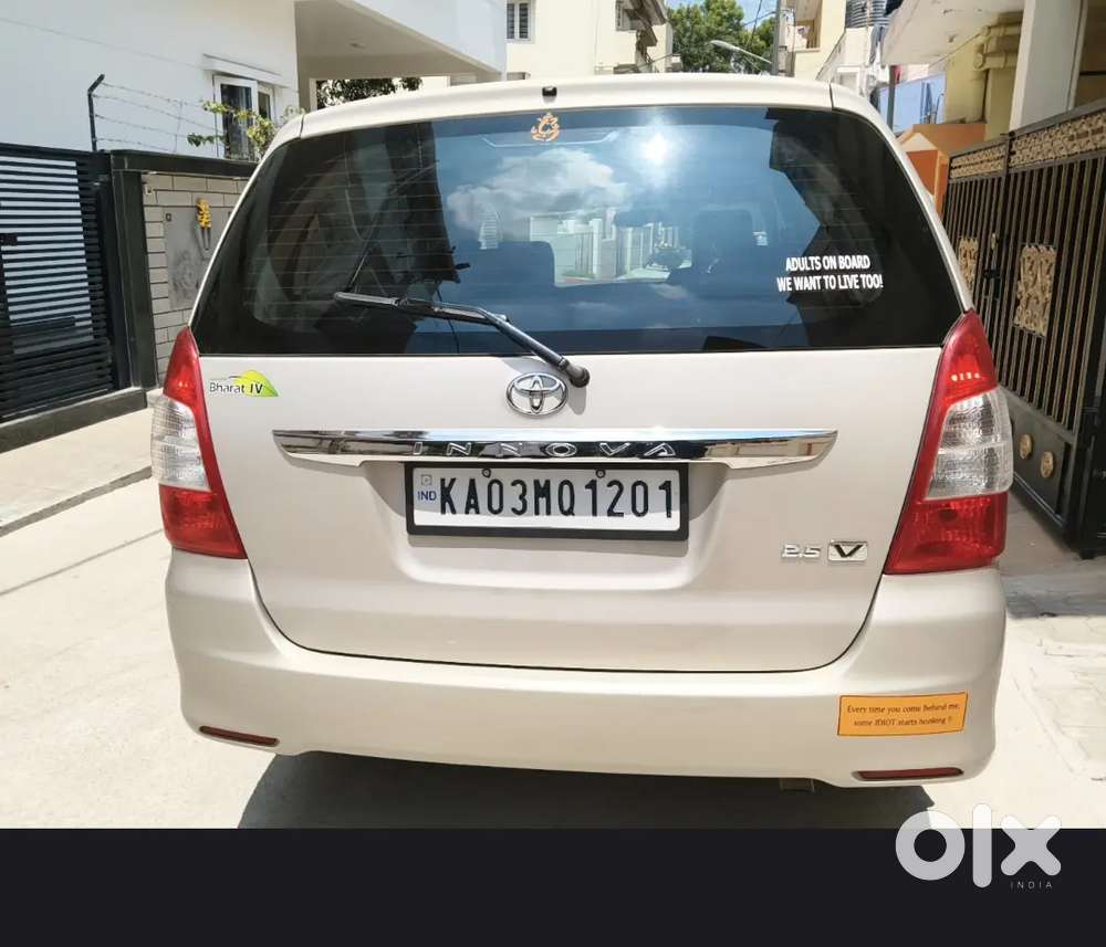 Toyota Innova Vx 2012-first Owner