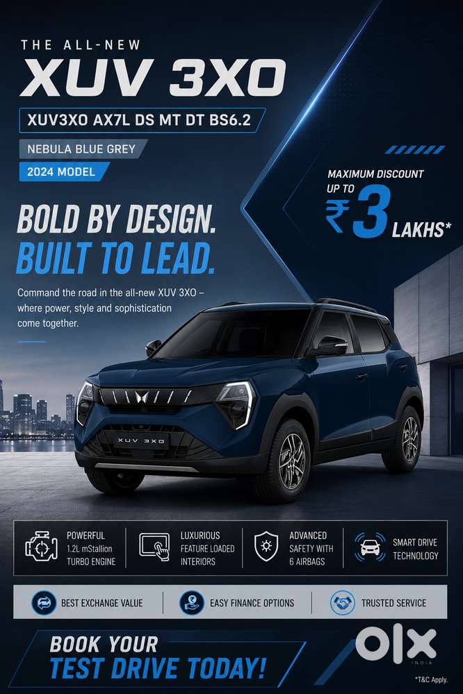 Brand New Mahindra Xuv 3xo 2024 Diesel 0 Km Driven