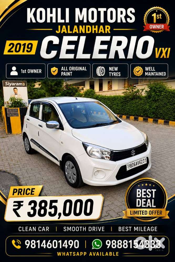 Maruti Suzuki Celerio Vxi Mt, 2019, Petrol