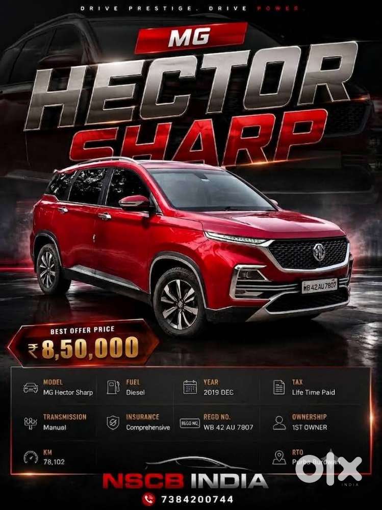 Mg Hector 2.0 Sharp Diesel, 2019, Diesel