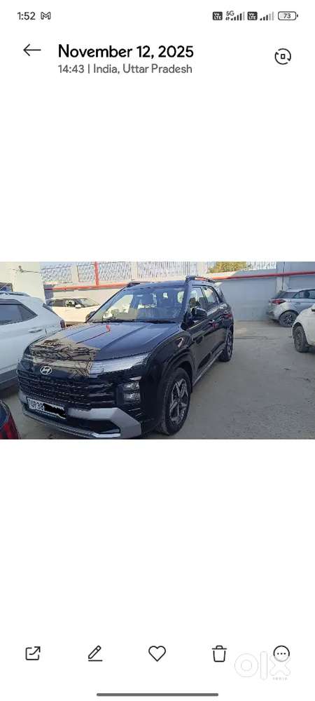 Hyundai Alcazar 2025 Diesel 10000 Km Driven