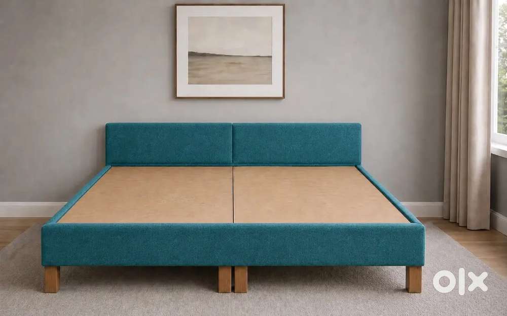 FREE DELIVERY DOUBLE BED WITHOUT STORAGE सबसे सस्ता घर बैठे मंगवाए