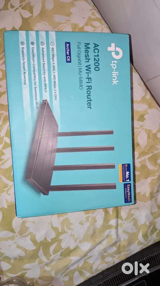TP-Link Archer C6 AC1200 Dual-Band Wi-Fi Router ( seal pack with 3 wty