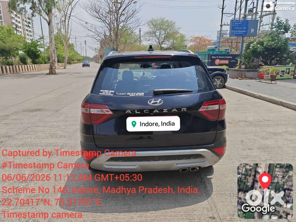 Hyundai Alcazar 2021 Petrol+cng Like New Condition