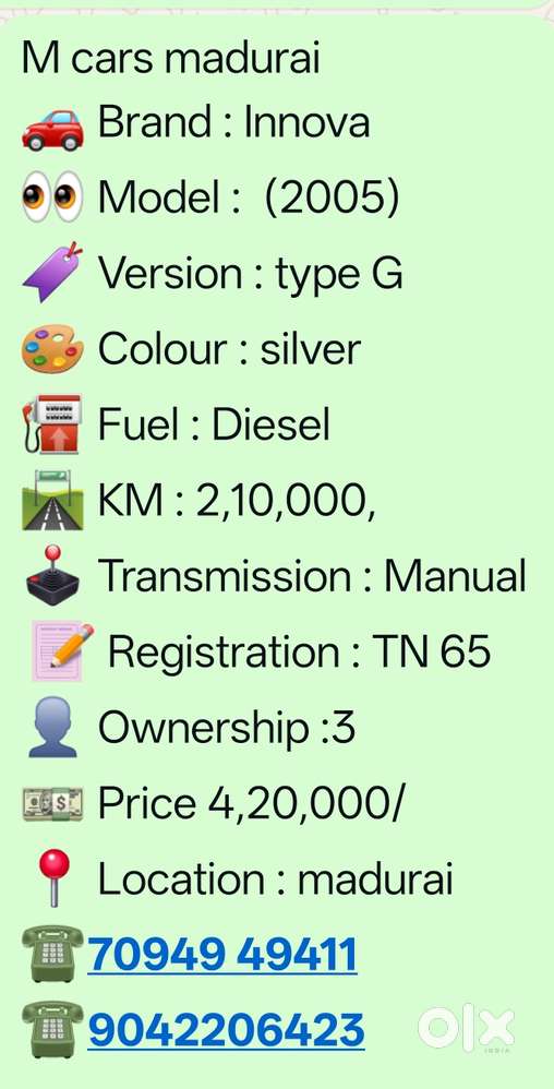 Toyota Innova 2.5 Z Diesel 7 Seater, 2005, Diesel