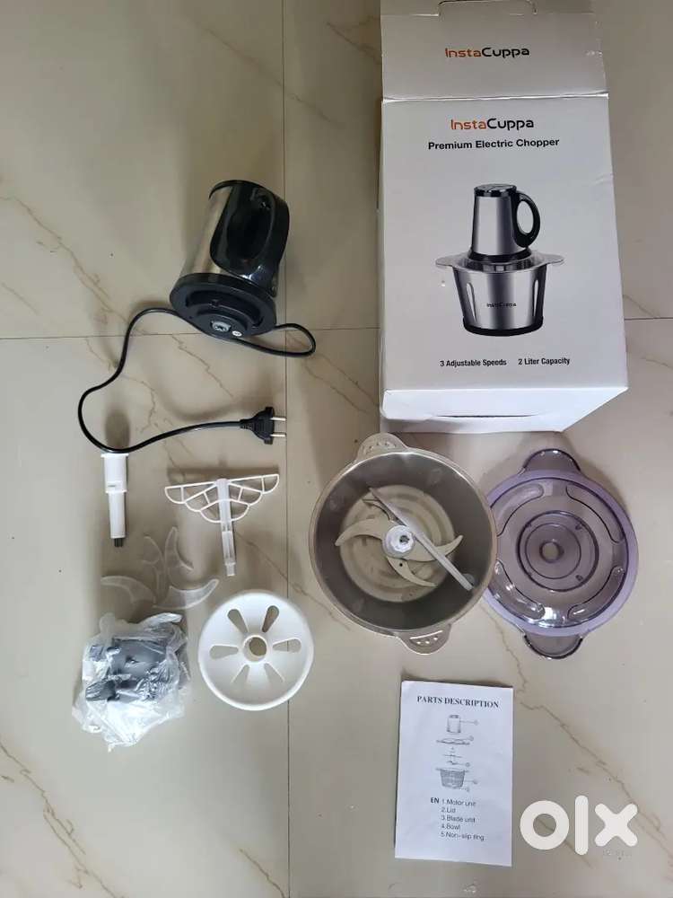 InstaCuppa Electric Chopper for Kitchen Use