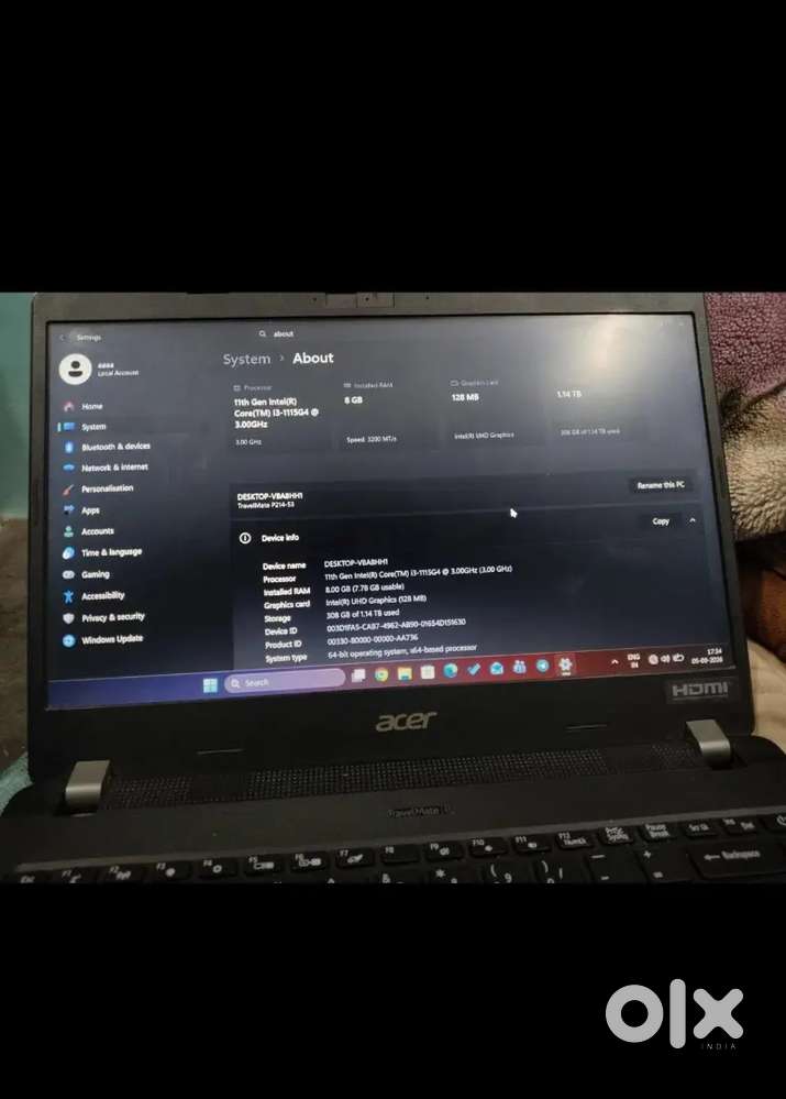 Laptop for sale !