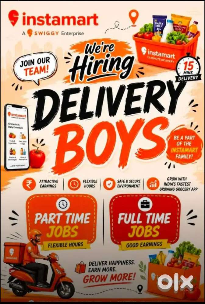 FREE JOINING SWIGGY FOOD DELIVERY JOBs
