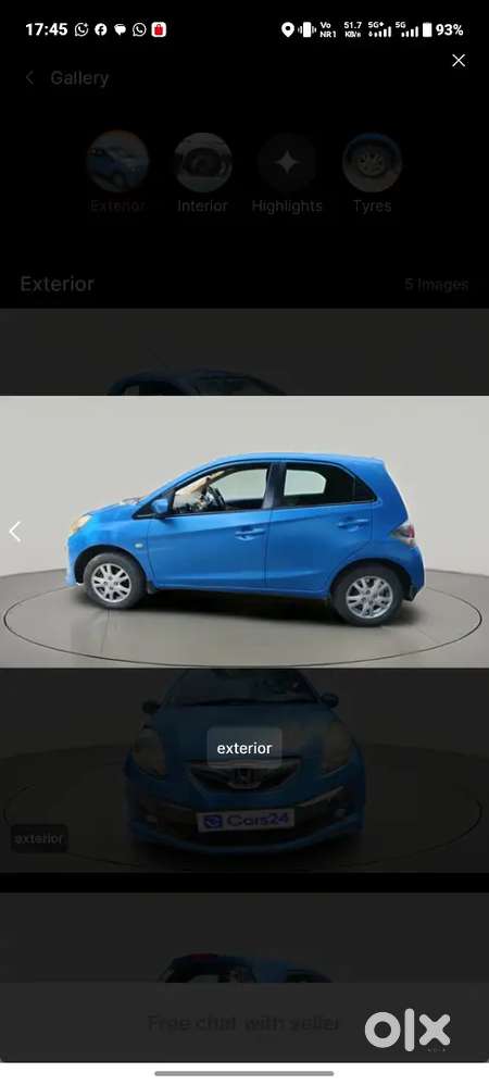 Honda Brio 2014 Petrol 109000 Km Driven