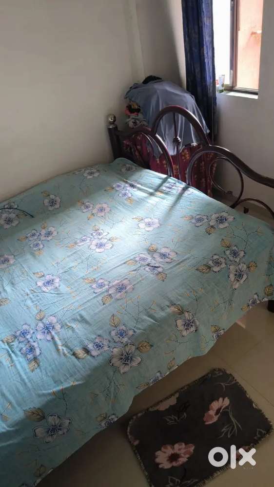 Double bed with two mattress