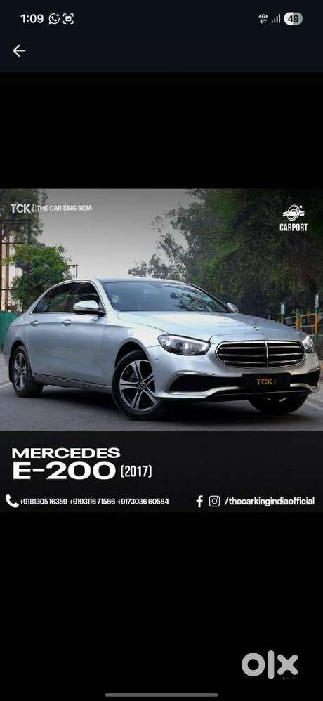 Mercedes-benz E-class E 200, 2017, Petrol