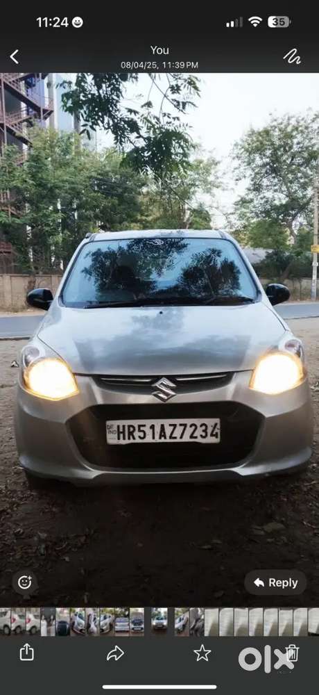 Maruti Suzuki Alto 2014 Lxi Cng Car Ke Rampur Ke Aik Gau Mai Hai