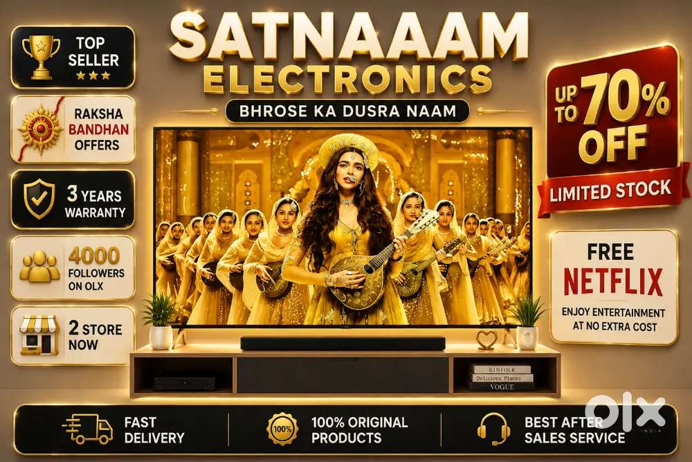 43 Q-LED TV 4K ULTRA HD NEW BRAND 3 YEARS WARRANTY EXCHANGE OFFER