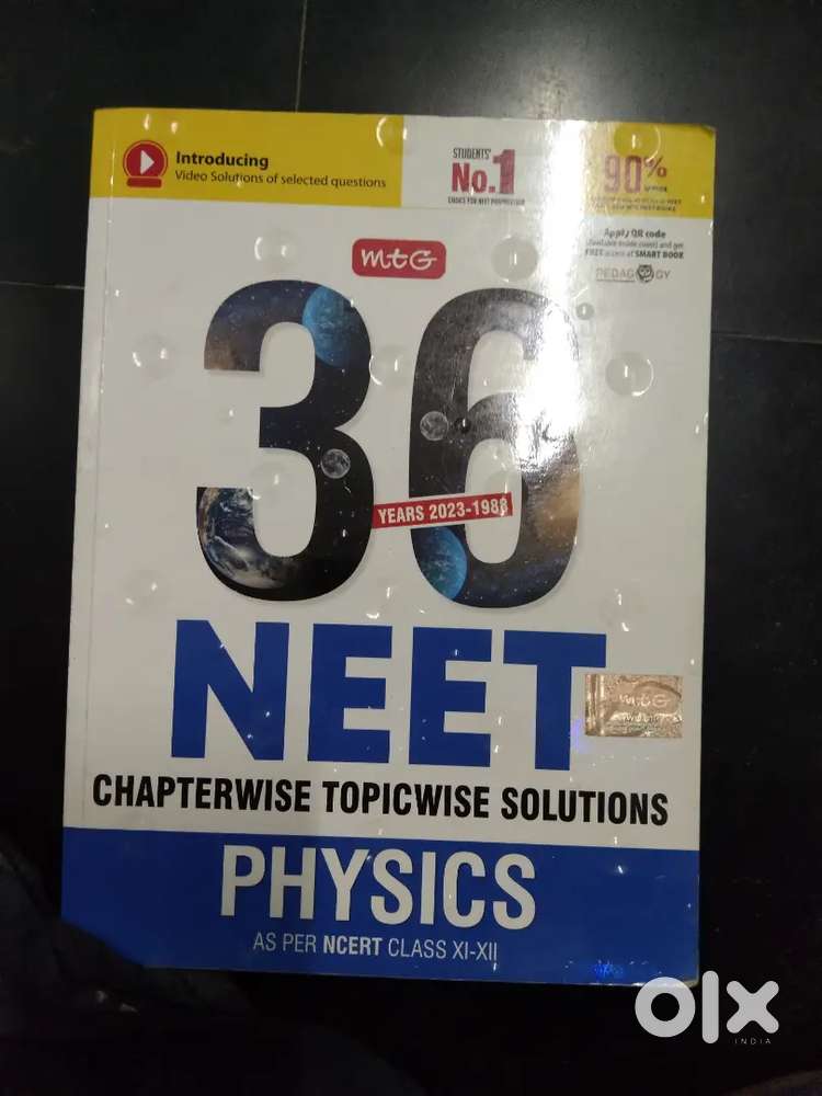 MTG 36 Years NEET Physics Chapterwise Topicwise Solutions (2023&ndash;1988)