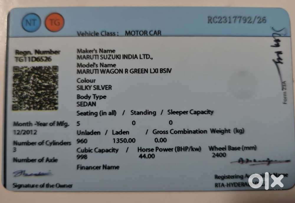 Maruti Suzuki Wagon R Lxi, 2012, Lpg