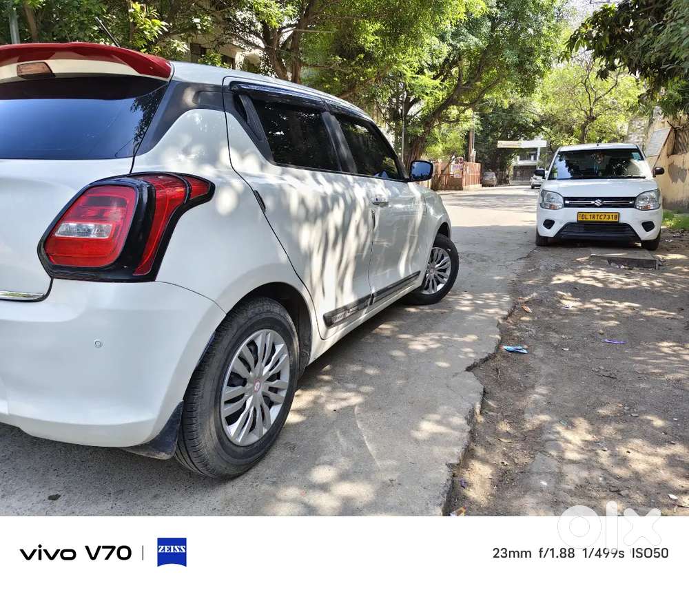 Maruti Suzuki Swift 2019 Cng 1 Owner Full Insurance White Colour