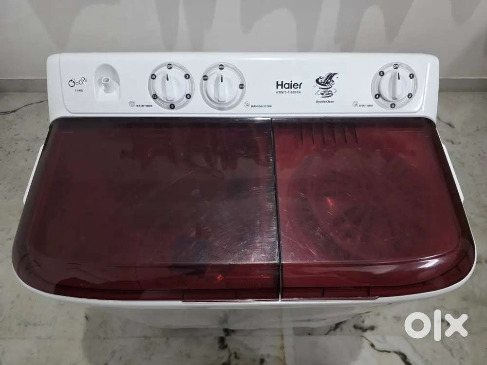 Haier (5 star) 7Kg Semi Automatic Washing Machine - Well Maintained
