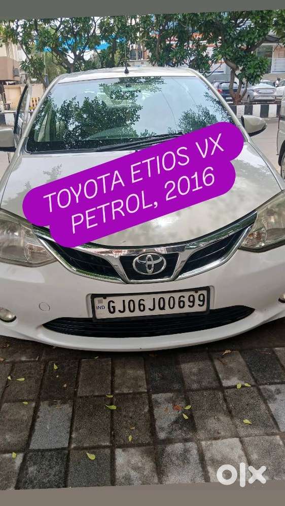 Toyota Etios Vx Xclusive, 2016, Petrol