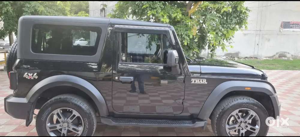 Black Mahindra Thar 4×4 31000 Driven Stock Condition Well Maintained