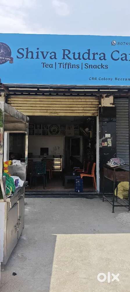 Shiva rudra cafe shop for sale with equipment